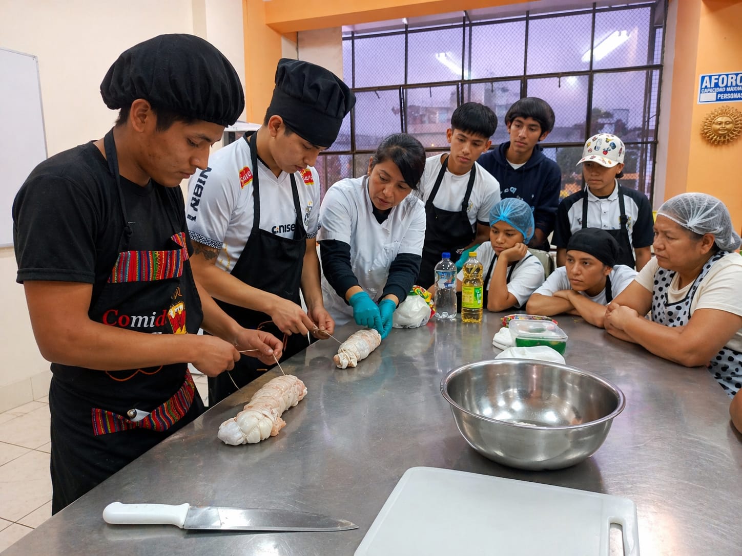Presentación de platos gastronómicos
